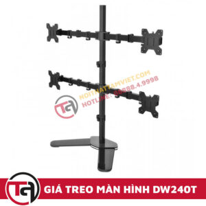 Giá Treo Bốn Màn Hình Máy Tính Nhập Khẩu Kaloc-DW240T-4