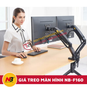 Giá Treo Hai Màn Hình Máy Tính Nhập Khẩu NB-F160-6
