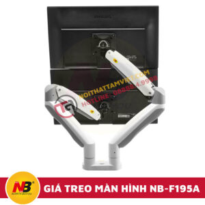 Giá Treo Hai Màn Hình Máy Tính Nhập Khẩu NB-F195A-2
