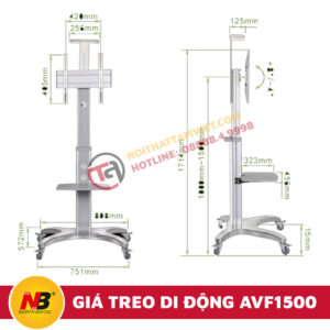 Giá Treo Tivi Nhập Khẩu Di Động NB-AVF1500-3