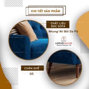 Sofa Bed | Sofa Giường | Sofa Đa Năng Tâm Việt SFB-03-2