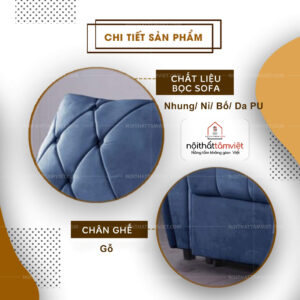 Sofa Bed | Sofa Giường | Sofa Đa Năng Tâm Việt SFB-06-2