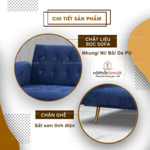 Sofa Bed | Sofa Giường | Sofa Đa Năng Tâm Việt SFB-08-2