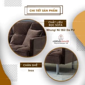 Sofa Bed | Sofa Giường | Sofa Đa Năng Tâm Việt SFB-13-2