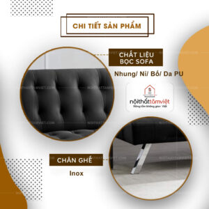 Sofa Bed | Sofa Giường | Sofa Đa Năng Tâm Việt SFB-16-2