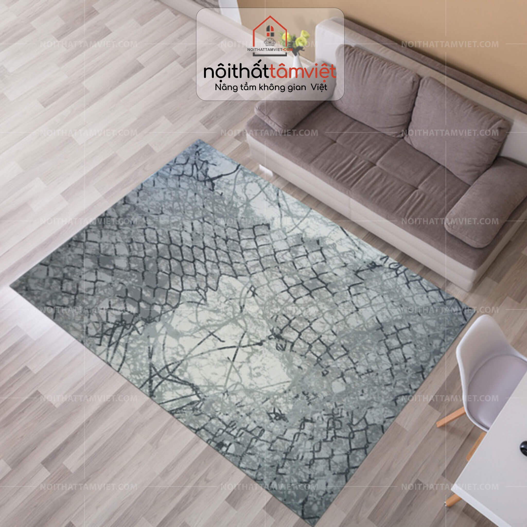 Thảm Trang Trí Tâm Việt LE6866A