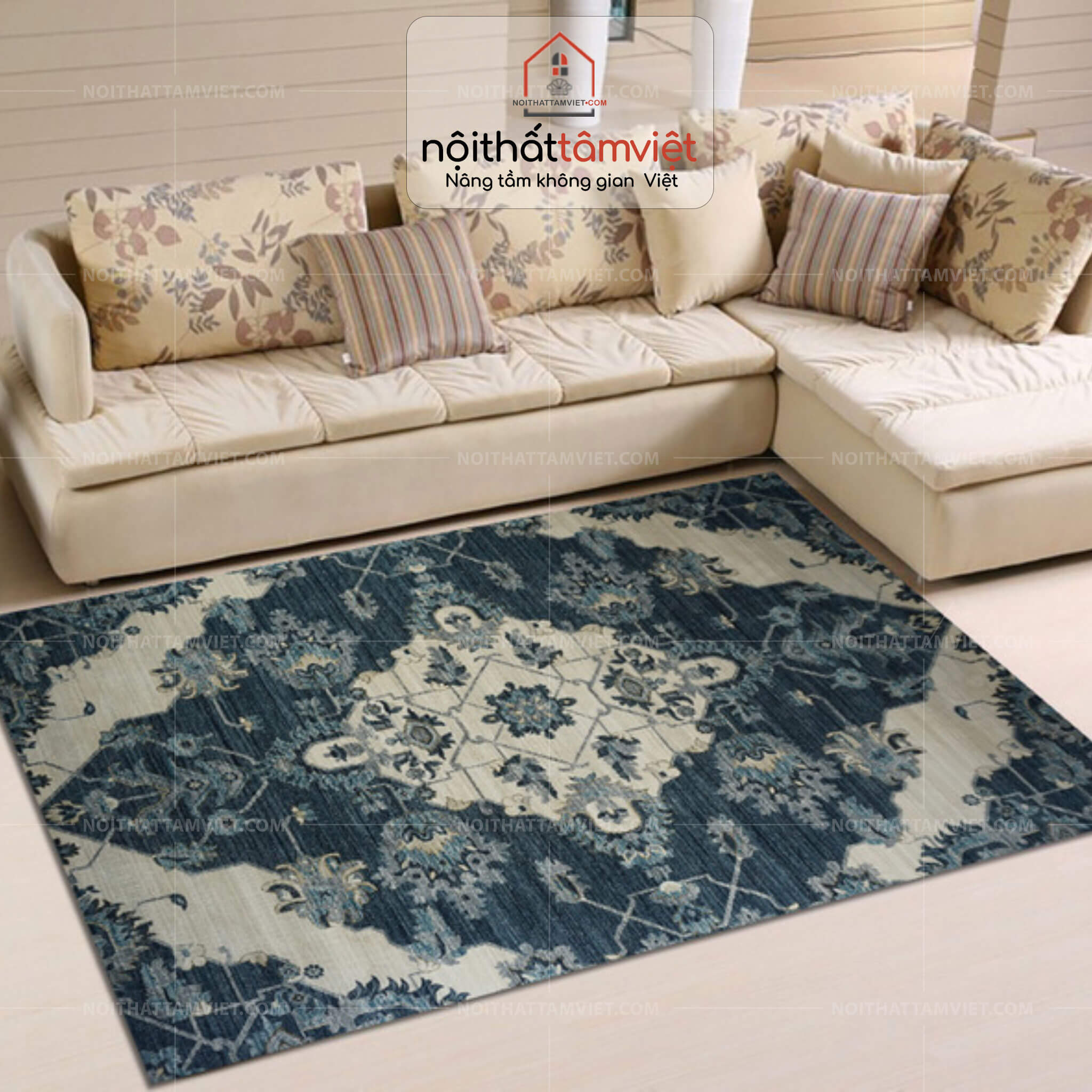 Thảm Trang Trí Tâm Việt LE6962A